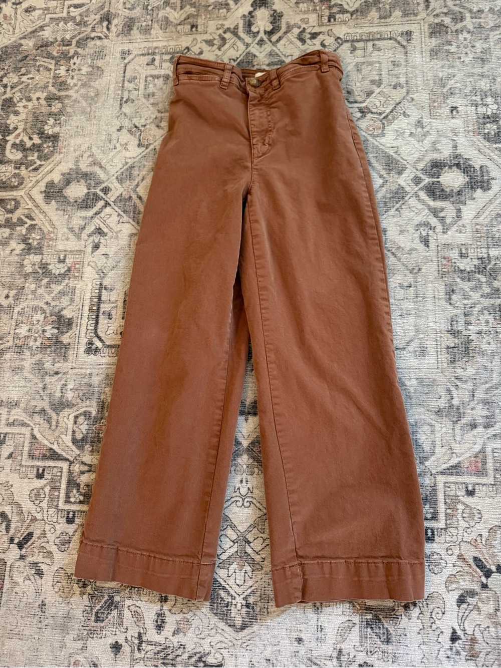 Marine Layer, Bridget Wide Leg Crop Pants, Size 2